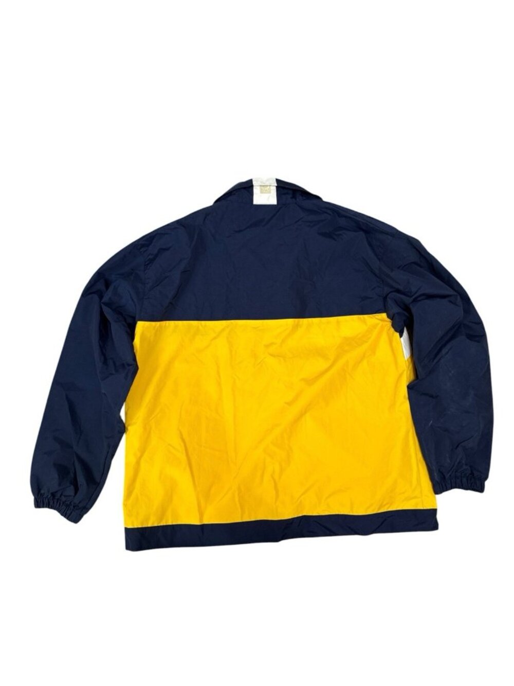Gear for Sports L Windbreaker Breeders Cup Patch Y2K Vibe Blue & Yellow Pullover - Picture 2 of 6
